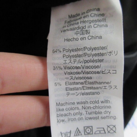 J Crew Cameron Pants Women’s High Rise Straight Leg Casual Size 18 Black 586 - Picture 5 of 12